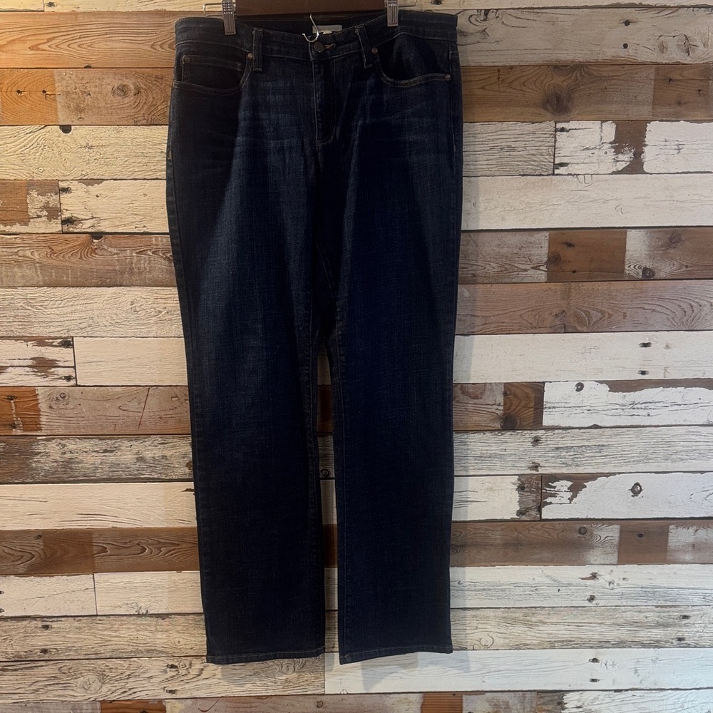 Eileen West Dark Blue Straight Leg Jeans